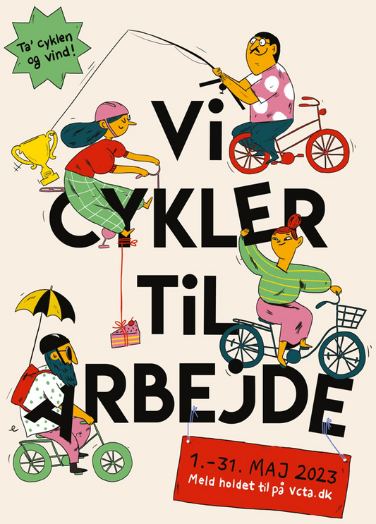 Vi Cykler til Arbejde 2023-plakat